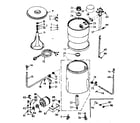 Kenmore 1106802314 machine sub-assembly diagram