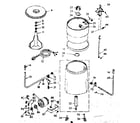 Kenmore 1106802340 machine sub-assembly diagram