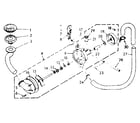 Kenmore 1106802340 pump assembly and pump parts diagram