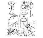 Kenmore 1106802341 machine sub-assembly diagram