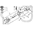 Kenmore 1106802341 pump assembly and pump parts diagram