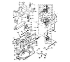 Kenmore 1106802343 wringer and wringer gear case assembly diagram