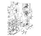 Kenmore 1106802500 wringer and wringer gear case assembly diagram
