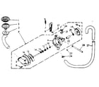 Kenmore 1106802500 pump and pump parts diagram