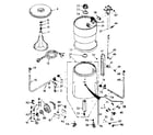 Kenmore 1106802501 machine sub-assembly diagram