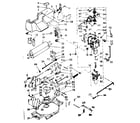 Kenmore 1106802502 wringer and wringer gear case assembly diagram
