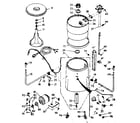 Kenmore 1106802503 machine sub-assembly diagram