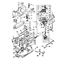 Kenmore 1106802503 wringer and wringer gear case assembly diagram
