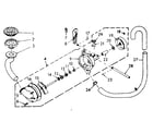 Kenmore 1106802503 pump assembly and pump parts diagram