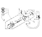 Kenmore 1106802900 pump and pump parts diagram