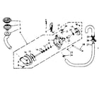 Kenmore 1106802901 pump and pump parts diagram