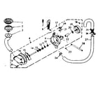 Kenmore 1106802910 pump assembly and pump parts diagram