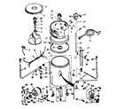 Kenmore 1106802911 machine sub-assembly diagram
