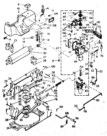 Wringer and wringer gear case assembly