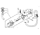 Kenmore 1106802911 pump assembly and pump parts diagram
