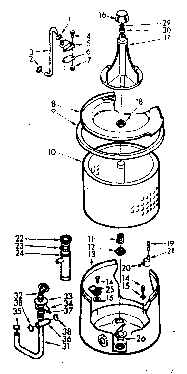 Tub and basket assembly