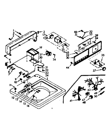 Top and console assembly