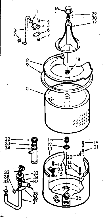 Tub and basket assembly