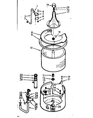 Tub and basket assembly