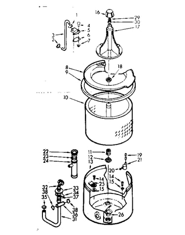 Tub and basket assembly