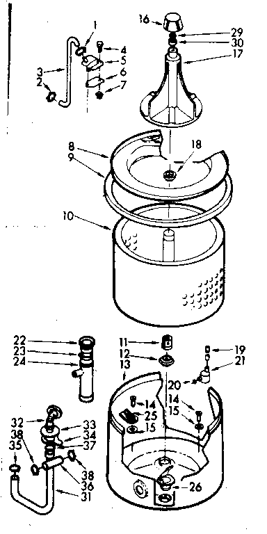 Tub and basket assembly