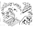 Kenmore 1106803103 top and console assembly diagram