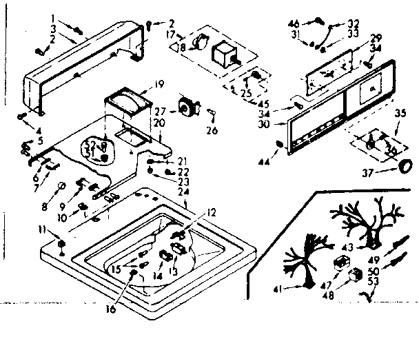Top and console assembly