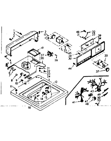 Top and console assembly