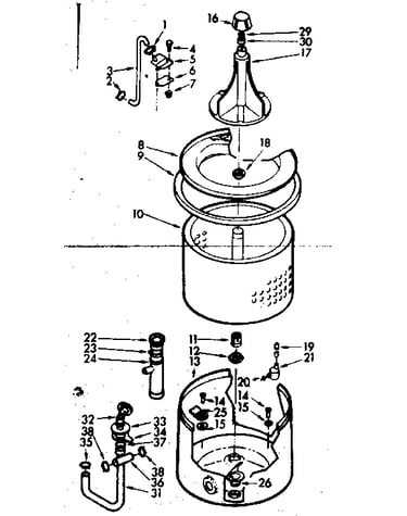 Tub and basket assembly