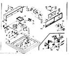 Kenmore 1106803104 top and console assembly diagram