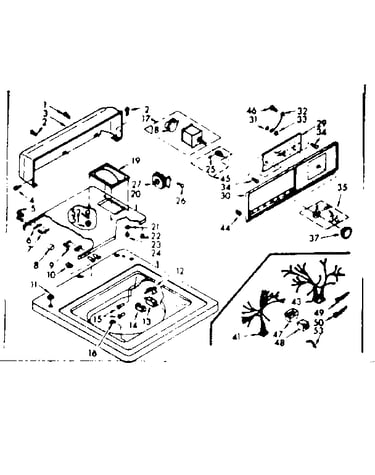 Top and console assembly