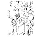 Kenmore 1106803400 machine sub-assembly diagram