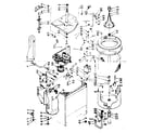 Kenmore 1106803401 machine sub-assembly diagram
