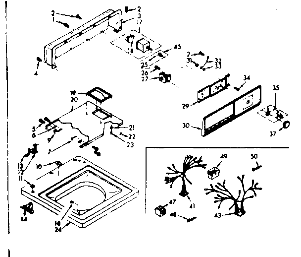 Top and console assembly
