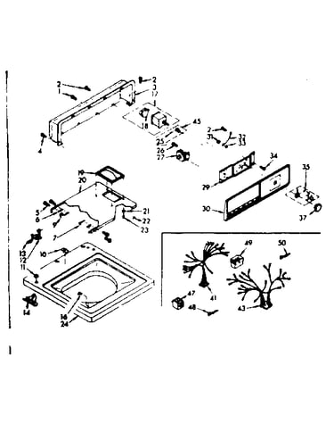 Top and console assembly