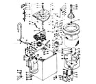 Kenmore 1106803402 machine sub-assembly diagram