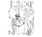 Kenmore 1106803500 machine sub-assembly diagram