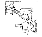 Kenmore 1106803500 filter assembly diagram