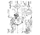 Kenmore 1106803501 machine sub-assembly diagram