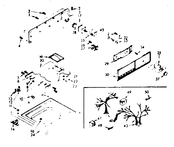 Top and console assembly