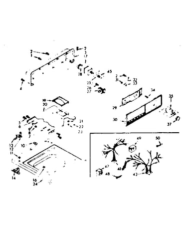 Top and console assembly