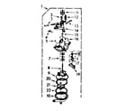 Kenmore 1106803501 pump assembly diagram