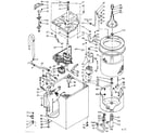 Kenmore 1106803502 machine sub-assembly diagram
