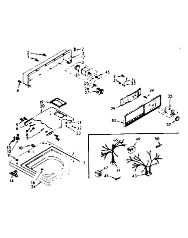 Top and console assembly