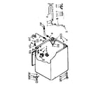 Kenmore 1106804001 cabinet parts diagram