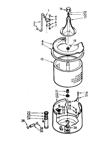 Tub and basket assembly