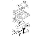 Kenmore 1106804001 top and control assembly diagram
