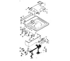 Kenmore 1106804002 top and control assembly diagram
