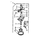 Kenmore 1106804002 pump assembly diagram