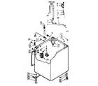 Kenmore 1106804053 cabinet parts diagram